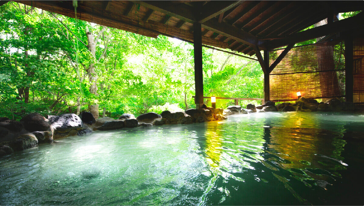 露天溫泉 川蟬之湯