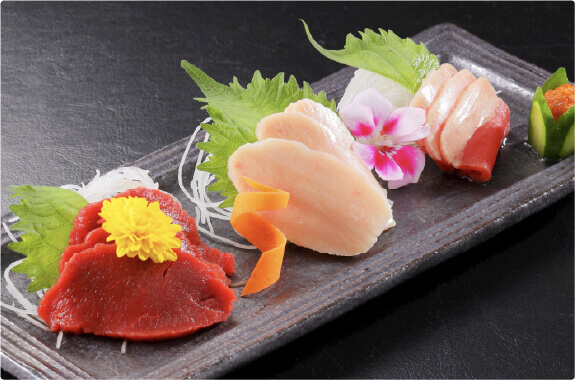 三種不同部位馬肉刺身品嘗比較